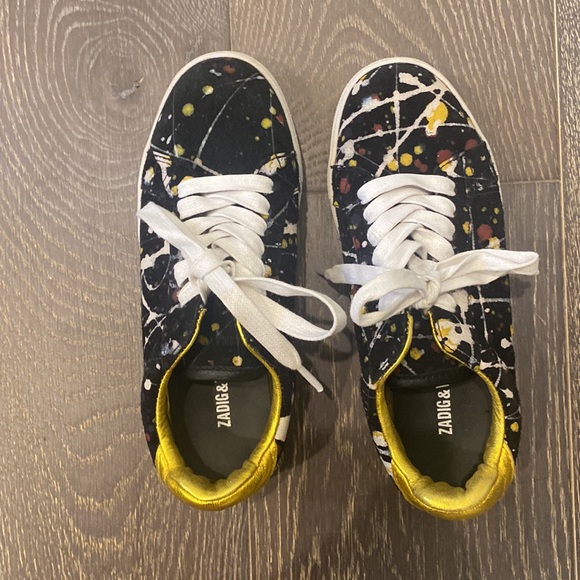 Zadig and Voltaire sneakers, size 36. Very rare, Jackson Pollock collaboration! - Picture 4 of 5